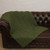 B927 430 MEADOW GREEN Colour 100% Merino Wool Aran Blanket with Cable Stitch ShopAran.com