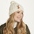 B547 367 NATURAL WHITE  Colour Women’s Supersoft Knit Hat in 100% Merino Wool ShopAran.com