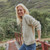 A570162 NATURAL WHITE Colour Irish Knit Cardigan with Football Buttons and Pockets ShopAran.com