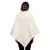 IFL182 600 Triangular Irish Fisherman Wool Poncho Backview ShopAran.Com