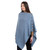 LLS110 904 Women’s Asymmetrical Irish Poncho Sideview ShopAran.Com
