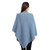 LLS110 904 Women’s Asymmetrical Irish Poncho Backview ShopAran.Com