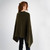 LLS110 902 Lambswool Knit Poncho Backview ShopAran.Com