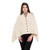 ML184 100 Ladies Merino Wool Poncho with Buttons ShopAran.Com