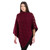 ML184 108 Cozy Merino Poncho for Women with Button Detail ShopAran.Com