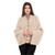 ML184 109 Traditional Merino Wool Button Poncho for Ladies ShopAran.Com