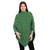 ML184 105 Ladies Irish Merino Wool Button Poncho Sideview ShopAran.Com