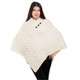 IFL182 600 Triangular Irish Fisherman Wool Poncho ShopAran.Com
