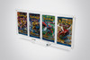Quadruple Booster Pack Display Case incl. Stand