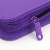 Durable premium steel zipper, hole punched for easy binder labelling.