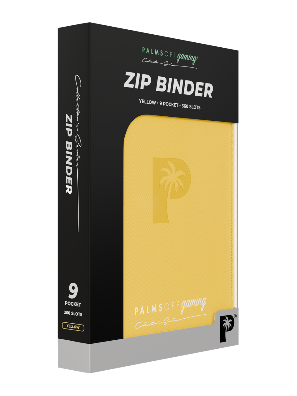 Collector's Series 9 Pocket Zip Binder - Yellow