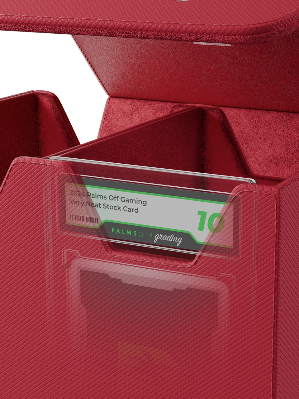palms off graded card case Palms Off Gaming- Collector's Series Graded Card Storage Case – Medium –  Demon Rage Gaming main image 0