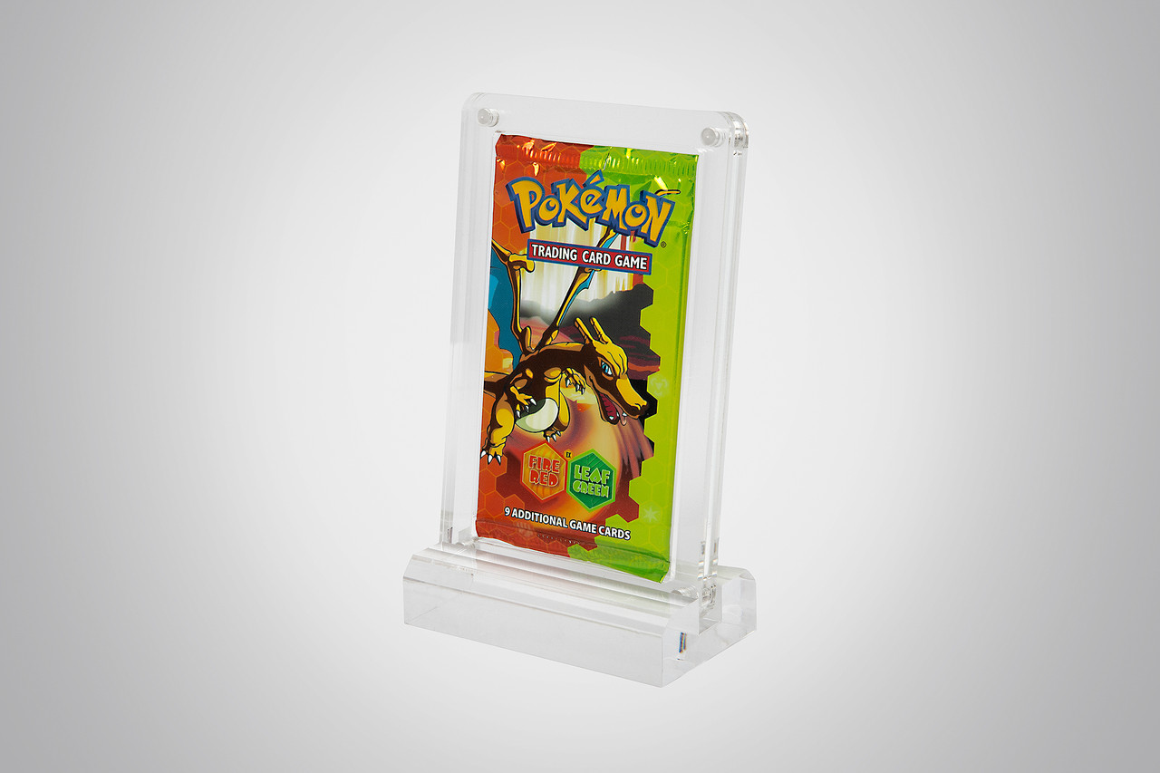 the pokemon trading card game online Pokémon Booster Pack 6-Slot EVORETRO Acrylic Display Dispenser – EVORETRO  Canada main image 1