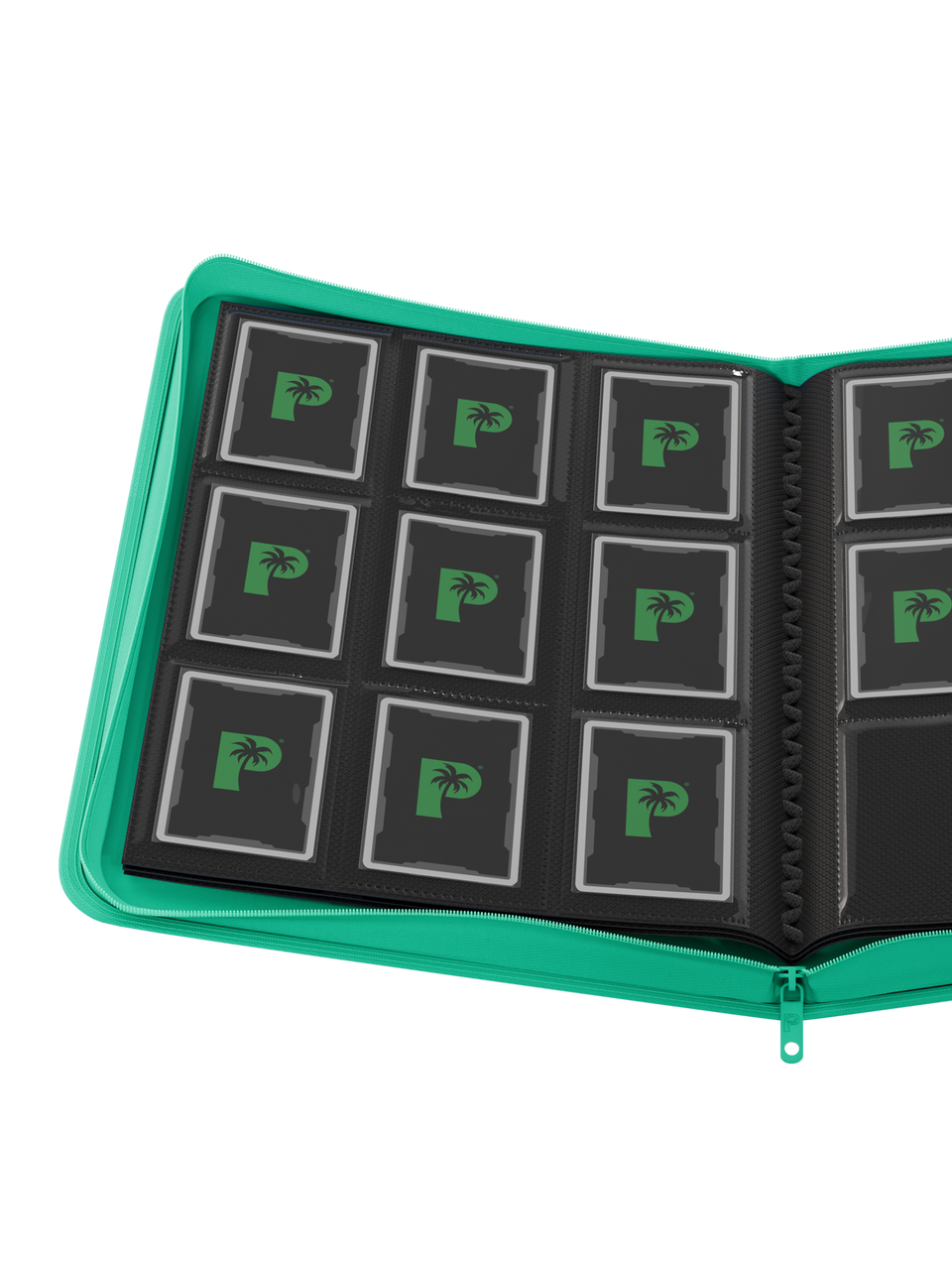 Collector's Series 9 Pocket Zip Binder - Turquoise