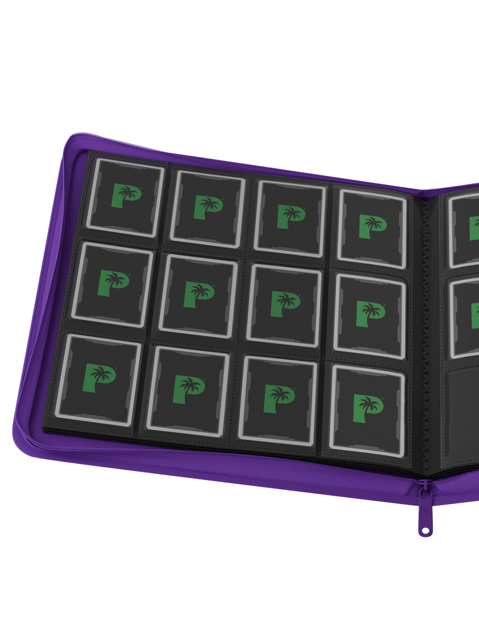 Collector's Series 12 Pocket Zip Binder - Purple