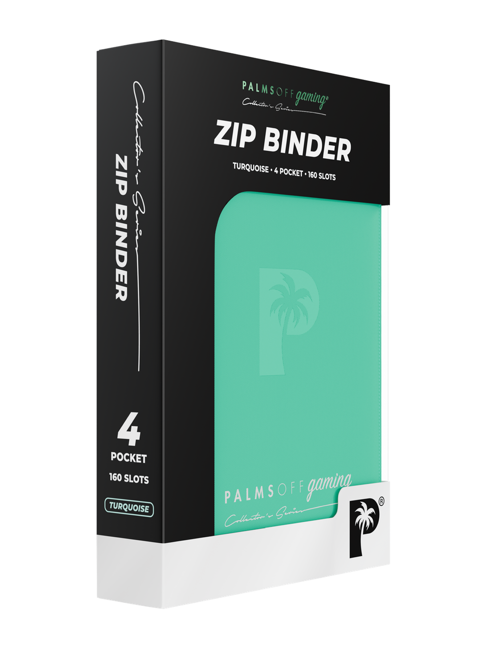 Collector's Series 4 Pocket Zip Binder - Turquoise
