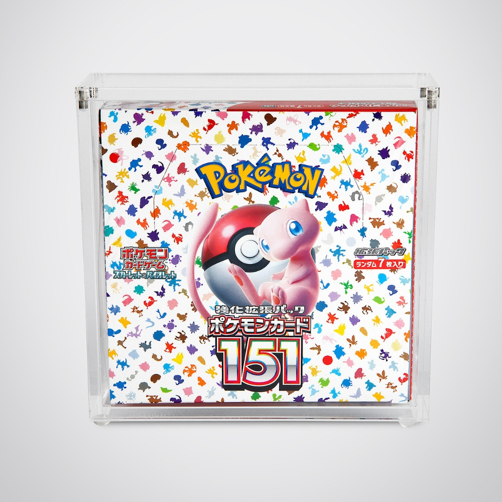 AcryShield Acrylic Japanese Pokemon Booster Box Display Case