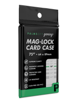 Palms Off Gaming 75pt mag-lock card case, UV-resistant archival-safe acrylic one-touch case for storing trading cards.