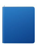 Palms Off Gaming Stealth blue 12 pocket zip binder with smooth PU leather cover, holds 480 Pokémon, MTG, Yu-Gi-Oh! Trading cards and more.