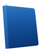 Palms Off Gaming Stealth blue 12 pocket zip binder with smooth PU leather cover, holds 480 Pokémon, MTG, Yu-Gi-Oh! Trading cards and more.