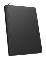 Palms Off Gaming Stealth black 9 pocket zip binder with smooth PU leather cover, holds 360 Pokémon, MTG, Yu-Gi-Oh! Trading cards and more.