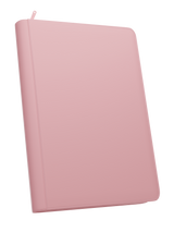 Palms Off Gaming Stealth pink 9 pocket zip binder with smooth PU leather cover, holds 360 Pokémon, MTG, Yu-Gi-Oh! Trading cards and more.