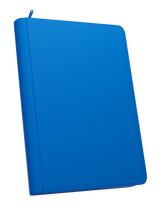 Palms Off Gaming Stealth blue 9 pocket zip binder with smooth PU leather cover, holds 360 Pokémon, MTG, Yu-Gi-Oh! Trading cards and more.