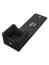 Palms Off Gaming black Genesis Deck Box with strong Nitracore® internals for strong and durable card protection.