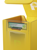 Palms Off Gaming small yellow graded card case designed to fit PSA and BGS graded cards securely.