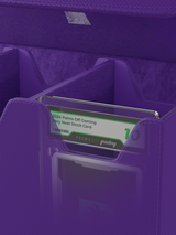 Palms Off Gaming large purple graded card case designed to fit PSA and BGS graded cards securely. Palms Off Gaming large purple graded card case designed to fit PSA and BGS graded cards securely.