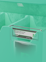 Palms Off Gaming large turquoise graded card case designed to fit PSA and BGS graded cards securely. Palms Off Gaming large turquoise graded card case designed to fit PSA and BGS graded cards securely.