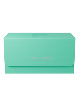 Palms Off Gaming Collector's Series large turquoise graded card case holds up to 60 PSA or BGS graded cards.