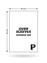 Palms Off Gaming Japanese mini size premium over sleeves, measuring in at 65 x 92mm.