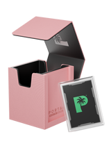 Palms Off Gaming pink Portal Nexus 100+ Deck Box with included Command Case for Pokémon, MTG and more.