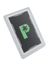 Palms Off Gaming 55pt top loaders, rigid protection for sports and other trading cards. Palms Off Gaming 55pt top loaders, rigid protection for sports and other trading cards.