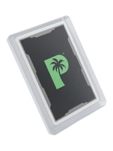 Palms Off Gaming 180pt card loaders, rigid top-loading protection for sports and other trading cards.