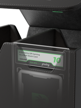 Palms Off Gaming medium black graded card case designed to fit PSA and BGS graded cards securely. Palms Off Gaming medium black graded card case designed to fit PSA and BGS graded cards securely.