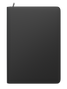 Palms Off Gaming Stealth black 9 pocket zip binder with smooth PU leather cover, holds 360 Pokémon, MTG, Yu-Gi-Oh! Trading cards and more.