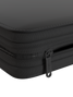 Durable black steel zipper on Palms Off Gaming 9 pocket binder, keeping Pokémon, MTG, One Piece trading cards and more safe.