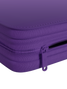 Durable purple steel zipper on Palms Off Gaming 9 pocket binder, keeping Pokémon, MTG, One Piece trading cards and more safe.