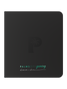 Palms Off Gaming Collector’s Series ring binder in black, made for versatile trading card and collectible storage.