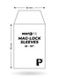 Palms Off Gaming MintFit mag-lock card case sleeves, measuring in at 82 x 115mm plus resealable lip.