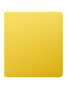 Palms Off Gaming Stealth yellow 12 pocket zip binder with smooth PU leather cover, holds 480 Pokémon, MTG, Yu-Gi-Oh! Trading cards and more.