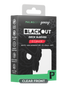 Palms Off Gaming Blackout Japanese mini size deck sleeves in white, perfect for playing Yu-Gi-Oh! and more.