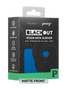 Palms Off Gaming Blackout standard size deck sleeves in blue, perfect for playing Pokémon, One Piece, Magic: The Gathering, Lorcana and more.