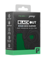 Palms Off Gaming Blackout standard size deck sleeves in green, perfect for playing Pokémon, One Piece, Magic: The Gathering, Lorcana and more.