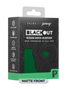 Palms Off Gaming Blackout standard size deck sleeves in green, perfect for playing Pokémon, One Piece, Magic: The Gathering, Lorcana and more.