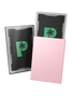 Blackout Japanese mini size deck sleeves in rose feature a textured, dual-layer fully opaque back, with an anti-glare matte front.