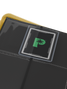 Side-loading pockets in Palms Off Gaming yellow 4 pocket top loader binder, built to securely hold 35pt top loaders with Pokémon, MTG, Yu-Gi-Oh! cards and more.