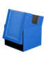 Blue Portal Nexus 100+ Deck Box by Palms Off Gaming featuring Command Case slot for leader card display.